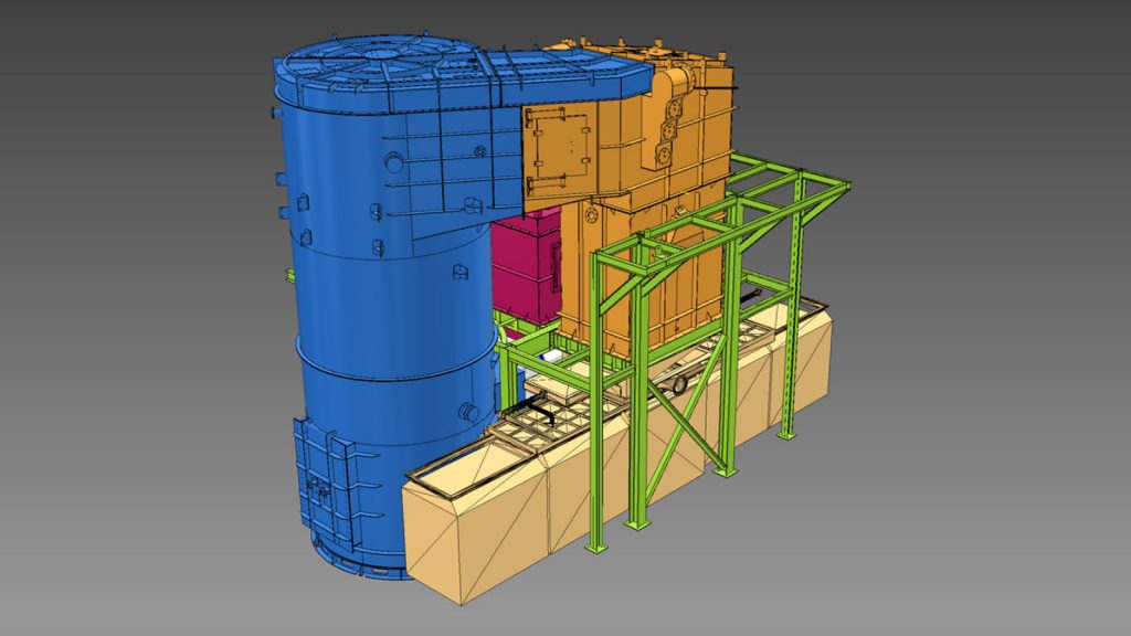 Incinerator system for Indivus Ltd